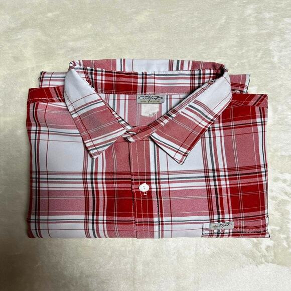 CalTop Workwear Button Up Men's 4X Country Farm Field Short Sleeve Rockabilly - Picture 7 of 7